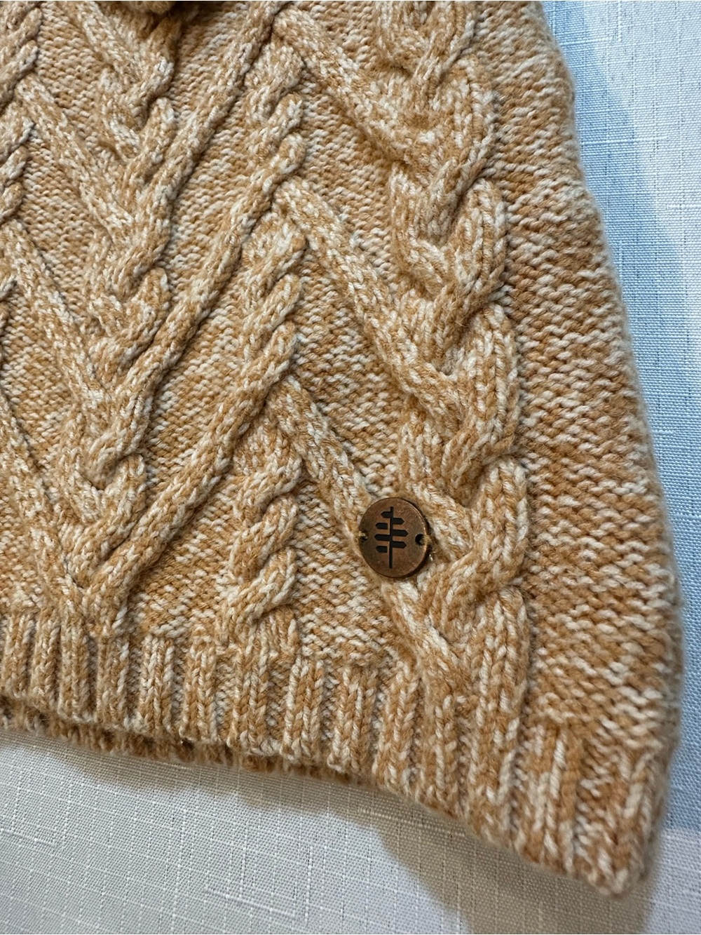 Royal Robbins Cable Knit Turtleneck Sweater Large - Picture 4 of 12